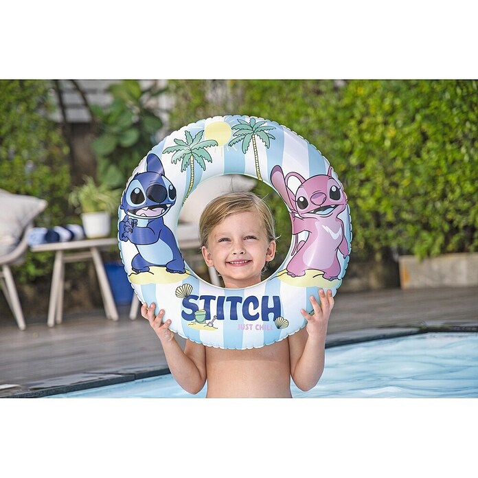 Bestway Plavalni obroč Disney Stitch  (Premer: 48 cm, Večbarvna) | 8308 - Aufblasartikel | ICIC - Pools / Whirlpools Zubehör | ICI - Pools & Zubehör | IC - Freizeit im Garten | I - Stadtgarten | BAUHAUS
