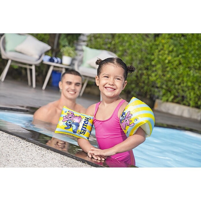 Bestway Plavalni rokavčki Disney Stitch  (Primerno za: Otroke od 3 do 6 let) | 8308 - Aufblasartikel | ICIC - Pools / Whirlpools Zubehör | ICI - Pools & Zubehör | IC - Freizeit im Garten | I - Stadtgarten | BAUHAUS