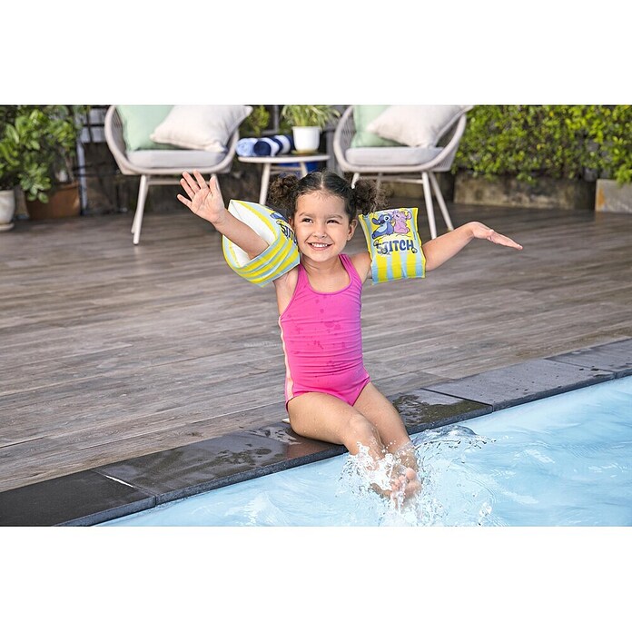 Bestway Plavalni rokavčki Disney Stitch  (Primerno za: Otroke od 3 do 6 let) | 8308 - Aufblasartikel | ICIC - Pools / Whirlpools Zubehör | ICI - Pools & Zubehör | IC - Freizeit im Garten | I - Stadtgarten | BAUHAUS