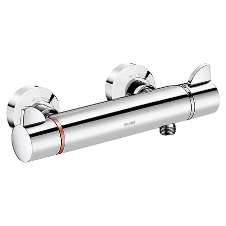Delabie  UP-Brausethermostat Delabie Brause-Thermostatarmatur SECURITHERM Securitouch, STOP/CHECK