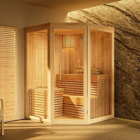 FinnTherm  Massivholzsauna Ylva