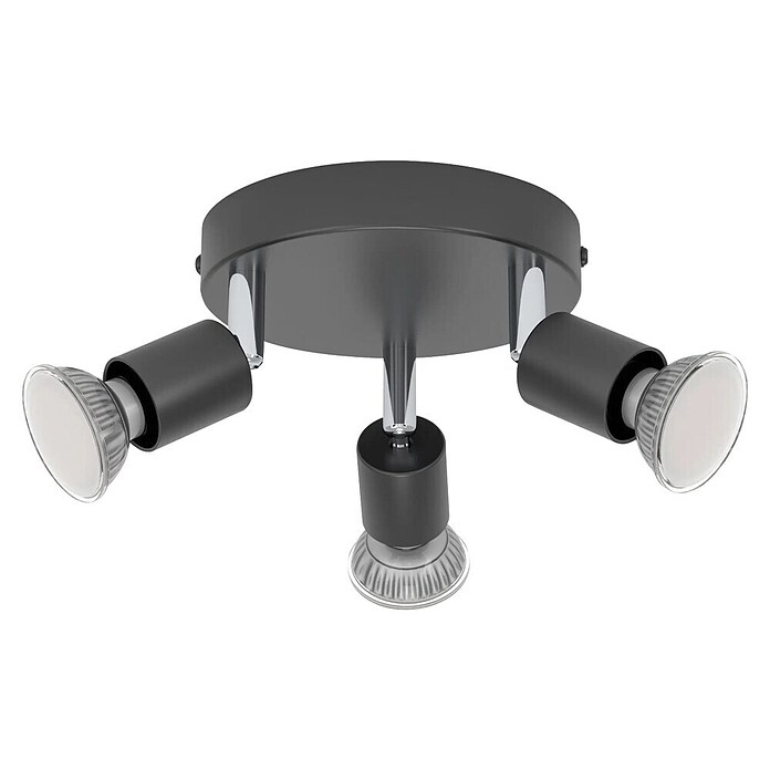 Eglo LED stropna spot svjetiljka Stecci-E  (5 W, Ø x V: 140 cm x 75 mm) | BAUHAUS