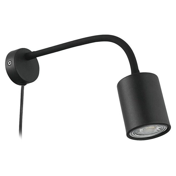 Eglo Zidna svjetiljka Portella  (3 W, GU10, D x V: 60 x 65 mm, Crna) | BAUHAUS