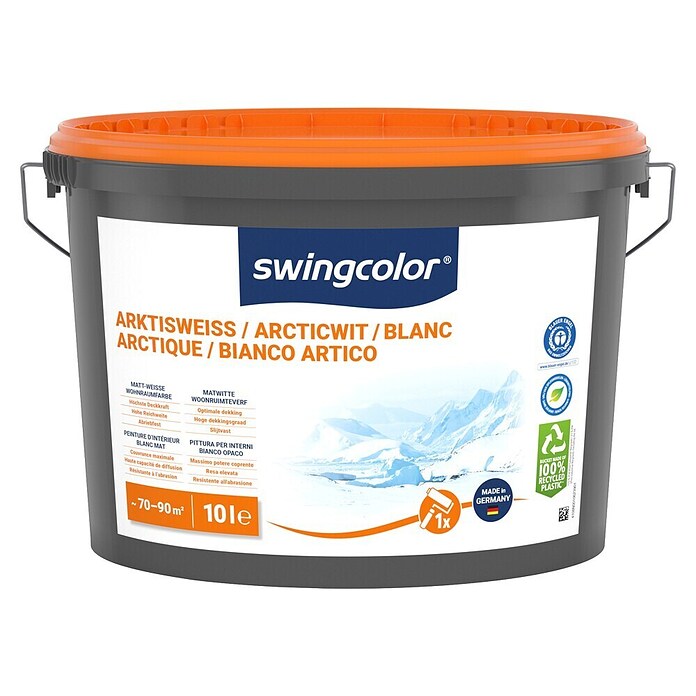 swingcolor Muurverf (Arcticwit, Mat, 10 l) | BAUHAUS