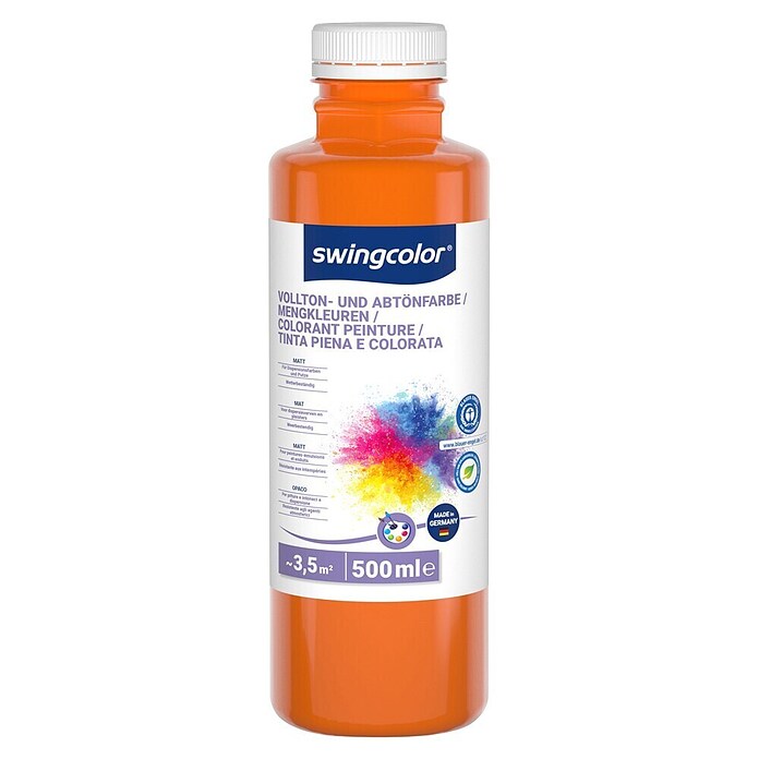 swingcolor Mengkleur (Geeloranje, Mat, 500 ml, Bevat geen conserveringsmiddelen) | BAUHAUS