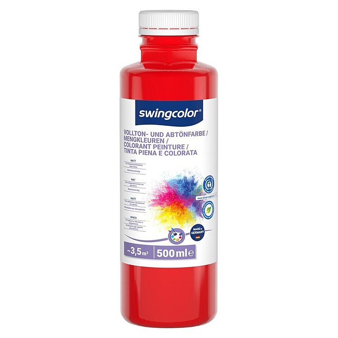 swingcolor Mengkleur (Signaalrood, Mat, 500 ml, Bevat geen conserveringsmiddelen) | BAUHAUS