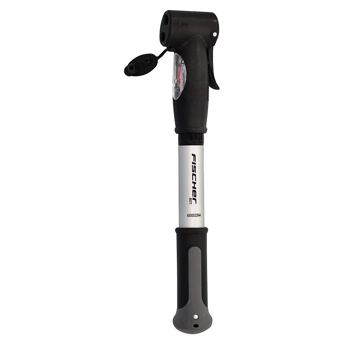 Fischer Mini-Luftpumpe (Manometer, Doppelhub-Funktion)
