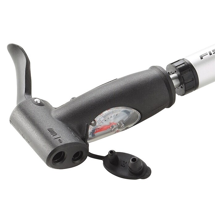 Fischer Mini-Luftpumpe (Manometer, Doppelhub-Funktion)