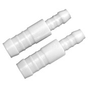 Floraworld Schlauchverbinder (Kunststoff, Weiß, 2 Stk., Reduzierung von 19 mm auf 12,5 mm) | BAUHAUS