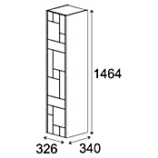 Visoka omara Celeste  (Š x G x V: 32,6 x 34 x 146,4 cm) | 3699 - Badmöbelprogramm Preiseinstieg | DADC - Möbel | DAD - Badausstattung | DA - Badausstattung/Bäderwelt | D - Sanitär | BAUHAUS