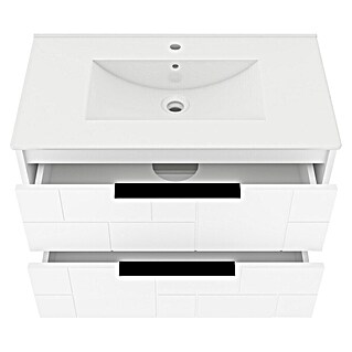 Srednje visoka omarica z umivalnikom Celeste (Š x G x V: 80 cm x 45 cm x 51 mm)