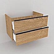 Kupaonski ormarić s umivaonikom Loft Wood  (Š x D x V: 75 x 46 x 55 cm, Smeđa) | BAUHAUS