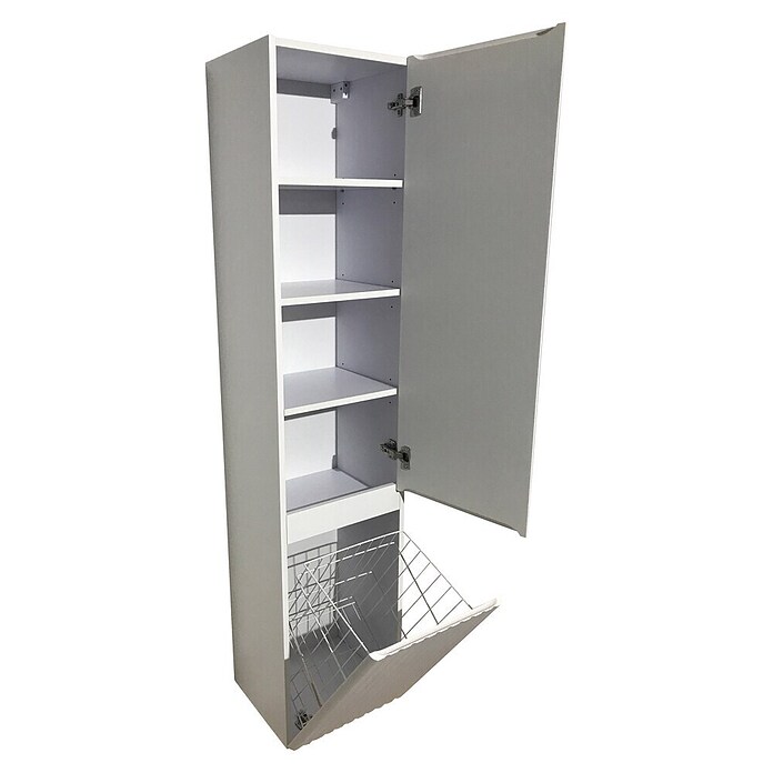 Visoka omara Rocco  (Š x G x V: 38 x 34 x 170 cm, Bela) | 3699 - Badmöbelprogramm Preiseinstieg | DADC - Möbel | DAD - Badausstattung | DA - Badausstattung/Bäderwelt | D - Sanitär | BAUHAUS