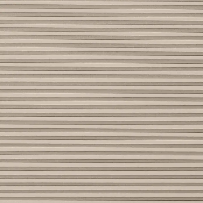 Lichtblick Wabenplissee - Creme, Hitzeschutz - Helle beige plissierte Wabenjalousie Stofftextur.