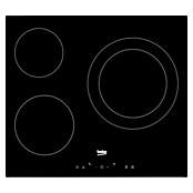 Beko Placa de cocción vitrocerámica HIC63402T (Número de fogones estándar: 3 ud., 5,7 kW, Vidrio) | BAUHAUS