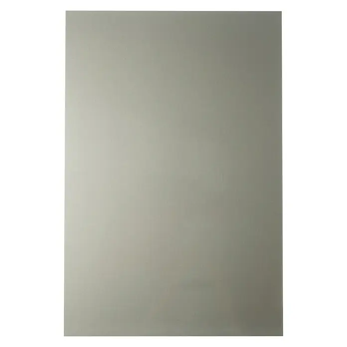 Panel de aluminio y composite Negro Plateado - 120 cm x 80 cm x 3 mm, Composite, Negro/Plateado - Un panel rectangular liso en un tono gris suave, perfecto para diseños minimalistas y aplicaciones versátiles.
