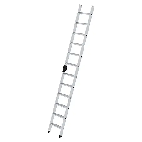 MUNK Stufenanlegeleiter mit Ergo-Pad ohne Traverse 12 Stufen