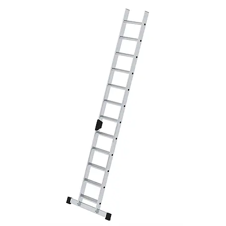 Munk  Anlegeleiter Stufenanlegeleiter mit Traverse und Ergo-Pad 12 Stufen
