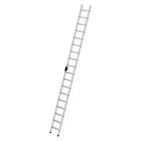 MUNK Stufenanlegeleiter mit Ergo-Pad ohne Traverse 18 Stufen