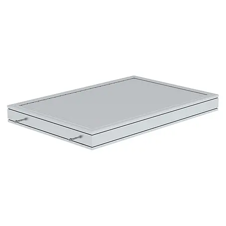 Munk  Arbeitsplattform Plattform für Laufsteganlage Aluminium geriffelt Plattformlänge 1260mm