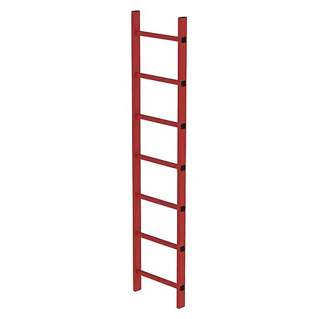 Munk  Steigleiter Schachtleiter aus GFK 400mm breit 7 Sprossen 1,96m lang
