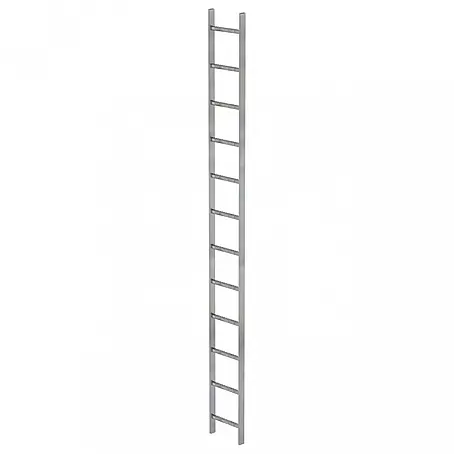 Munk  Steigleiter Schachtleiter Stahl verzinkt 300mm breit 12 Sprossen 3,36m lang