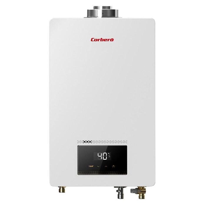 Corberó Calentador estanco CCEM11GNNOX (21 kW, Caudal de agua: 11,5 l/min, Gas natural) | BAUHAUS