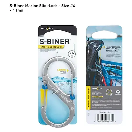 Nite Ize  Doppelkarabiner S-Biner Marine SlideLock