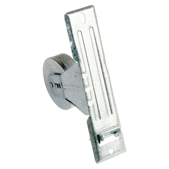 Recogedor de cinta de persiana de embutir - Empotrado, 22 mm - Tensor de fleje metálico para fijar y tensar flejes, ideal para trabajos de construcción y montaje.