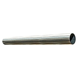 Tubo de acero inoxidable para puerta corredera (Diámetro: 25 mm, Largo: 3 m, Acero inoxidable)
