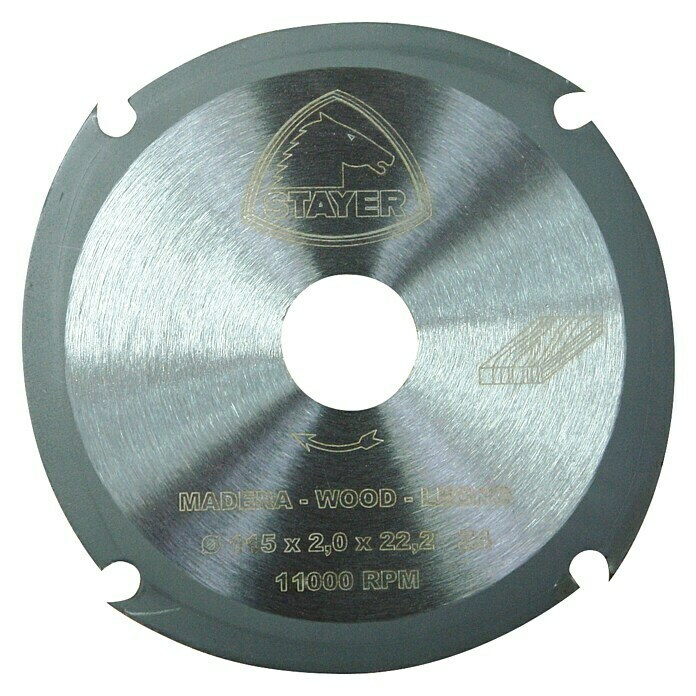 Stayer Disco de corte (Diámetro disco: 115 mm, Apto para: Madera)