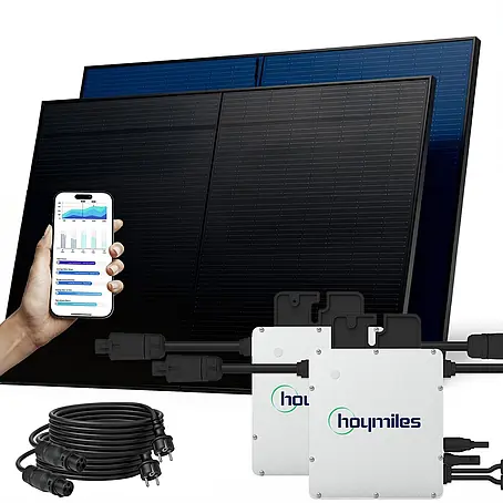 Sunniva  Balkonkraftwerk-Set 1000 / 800 Watt mit HOYMILES Wechselrichter