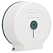 Dispensador de papel higiénico industrial (An x Al: 26 x 28 cm, Blanco/gris)