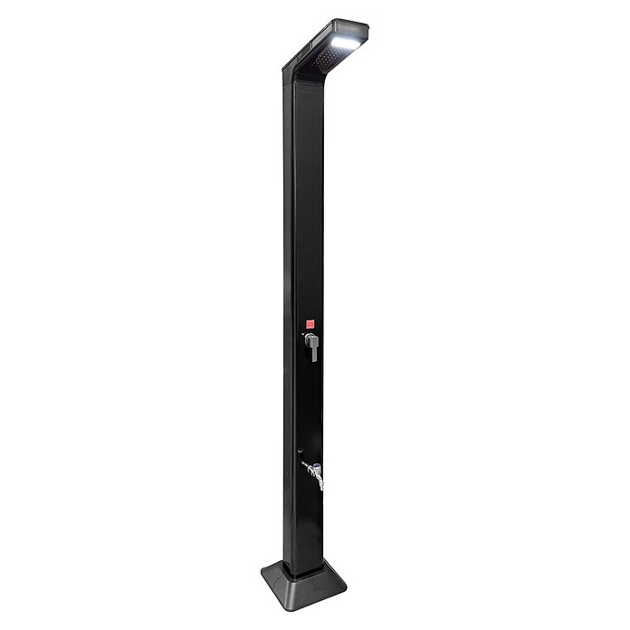 Solarni tuš z LED osvetlitvijo  (Višina: 210 cm, Aluminij, 35 l) | 8337 - Outdoorduschen | ICIC - Pools / Whirlpools Zubehör | ICI - Pools & Zubehör | IC - Freizeit im Garten | I - Stadtgarten | BAUHAUS