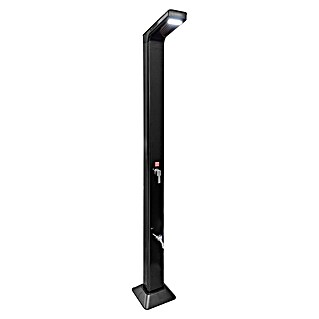 Solarni tuš z LED osvetlitvijo (Višina: 210 cm, Aluminij, 35 l)
