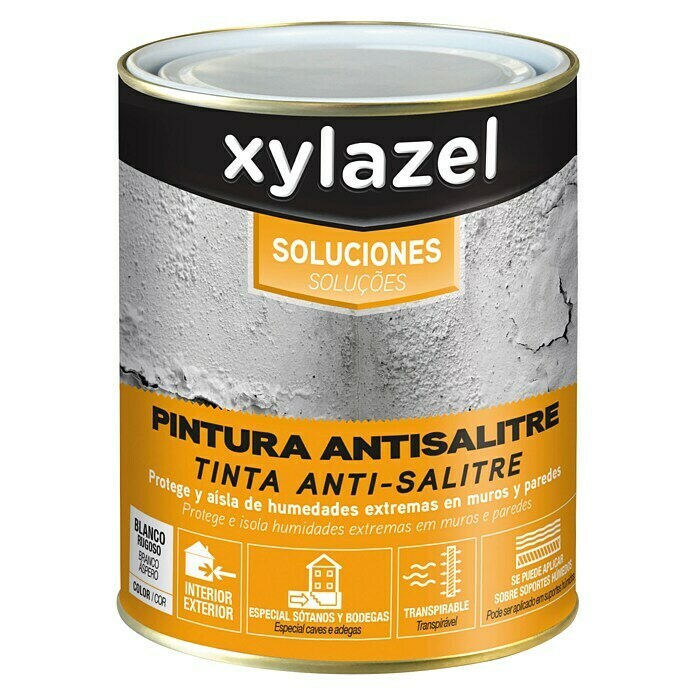 Xylazel Pintura Antisalitre (Blanco, 750 ml)