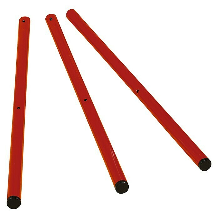 Patas para paellero de gas, patas 75 cm rojas, soporte de paellero