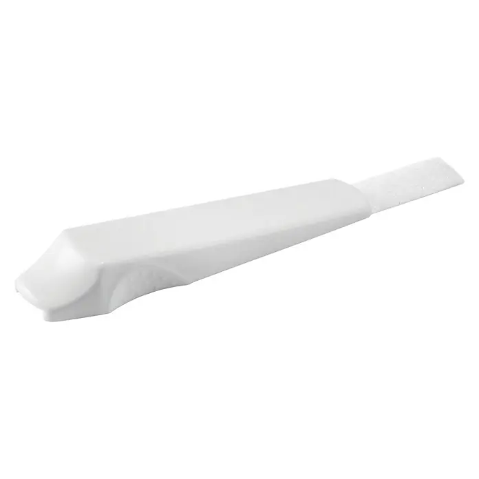 Inofix Tope de cierre 5201 - Blanco, Plástico, Apto para: Puertas y ventanas correderas - Removedor de lechada blanco con mango ergonómico y punta gruesa para una fácil eliminación de residuos de lechada y silicona.
