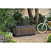 Keter Zaboj za shranjevanje Kentwood Deco  (Š x G x V: 128 x 53,6 x 59 cm, Oreh, 350 l) | Zaboji za shranjevanje blazin in opreme | Vrtno shranjevanje | Vrt in prosti čas | Izdelki | BAUHAUS
