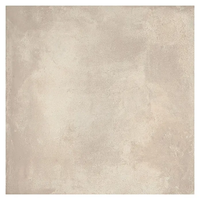 Pavimento porcelánico Castel - 45 x 45 cm, Taupe, Mate - Azulejo mate beige claro texturizado efecto hormigón.
