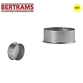 Bertrams Ofen-Kapsel (Durchmesser: 90 mm, Verzinkt, Silber)