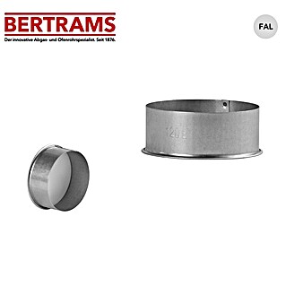 Bertrams Ofen-Kapsel (Durchmesser: 100 mm, Feueraluminiert, Silber)