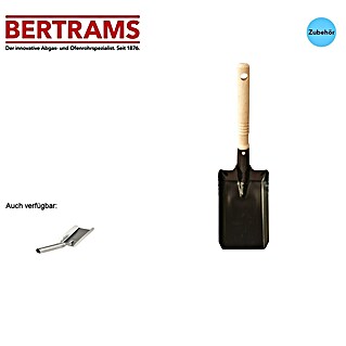 Bertrams Kohleschaufel (B x L: 10,8 x 38 cm, Lackiert, Schwarz)