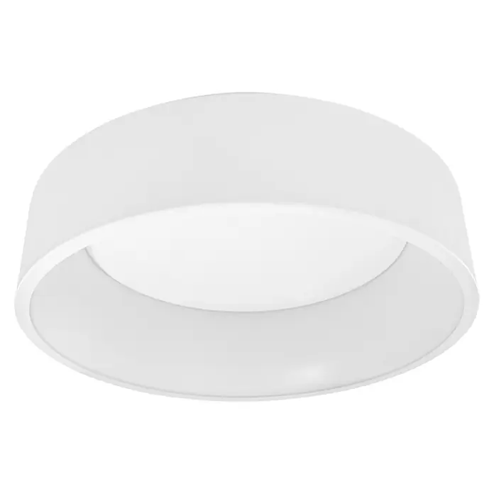 Ledvance Smart+ WiFi LED-Deckenleuchte rund Cylinder - 24 W, Ø x H: 450 x 134 mm, Weiß - Weißes, rundes Deckenlicht mit durchscheinendem Diffusor.