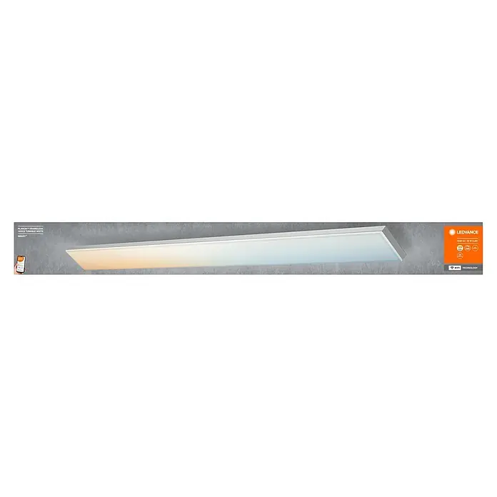 Ledvance Smart+ WiFi LED-Panel Planon Frameless - 35 W, L x B x H: 1.200 x 100 x 65 mm, Weiß, Warmweiß - Rahmenlose, rechteckige LED-Lichtplatte, abstimmbares Weiß (warm bis kalt), smart mit WLAN.