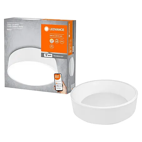 Ledvance Smart+ WiFi LED-Deckenleuchte rund Cylinder