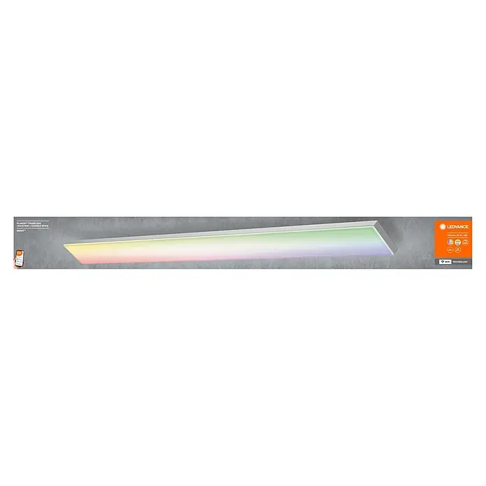 Ledvance Smart+ WiFi LED-Panel Planon Frameless - 35 W, L x B x H: 1.200 x 100 x 65 mm, Weiß, RGBW - LEDVANCE Planon rahmenloses Smart LED-Panel (120x10) mit RGB, abstimmbarem Weiß und WiFi.