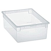 BAUHAUS Caja de almacenaje Light Box (L x An x Al: 39,6 x 27,8 x 13,2 cm, Plástico, Transparente, 12 l) | BAUHAUS