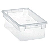 BAUHAUS Caja de almacenaje Light Box (L x An x Al: 33,4 x 19 x 11 cm, Plástico, Transparente, 5 l) | BAUHAUS