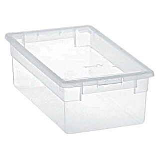 BAUHAUS Caja de almacenaje Light Box (L x An x Al: 33,4 x 19 x 11 cm, Plástico, Transparente)